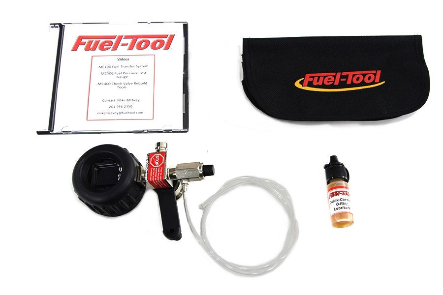 V-Twin 16-0591 Fuel Pressure Check Gauge Tool Harley & Custom EFI Motorcycles