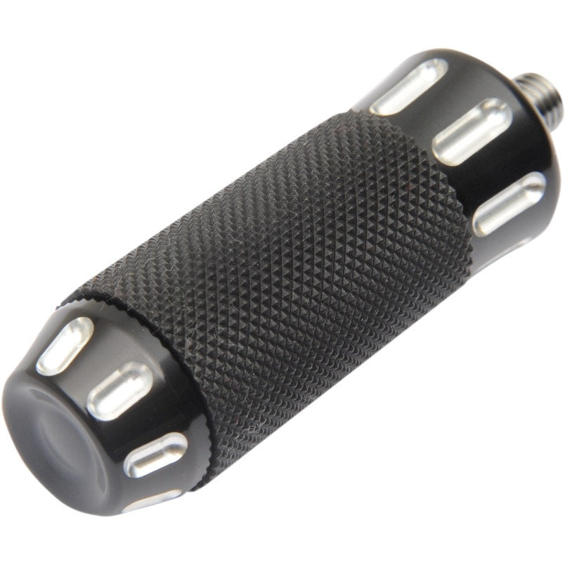 Drag Black w/ Cut Billet Shift or Brake Peg for Harley or Custom Motorcycle (EA)