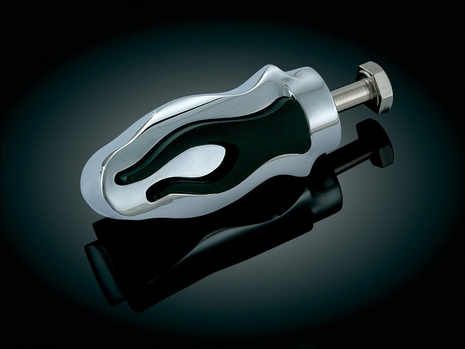 Kuryakyn Chrome Flamin' Shift Peg for Harley