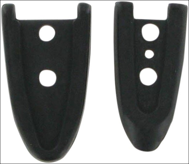 Kuryakyn Replacement Rubber Pads for Pilot Stirrups or Shift Peg