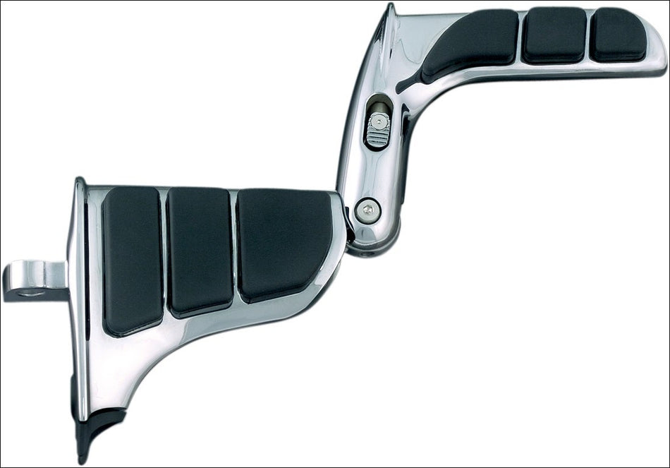 Kuryakyn 4466 Chrome SwingWing Pegs w/ Male Mount Adapters for Harley