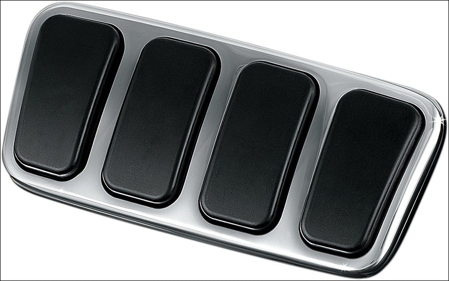 Kuryakyn 8849 Chrome Brake Pedal Pad 03-16 Honda VTX1300 & VTX1800