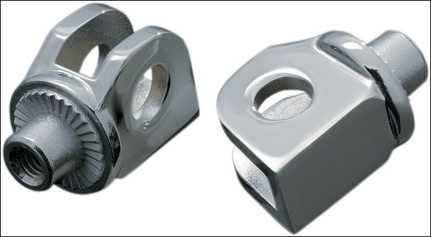 Kuryakyn Chrome Splined Peg Adapters for Kawasaki & Triumph