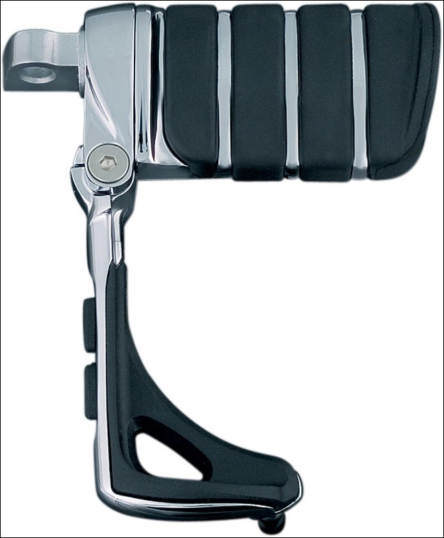 Kuryakyn Chrome Switchblade Pegs with Male Mount Adapters for Harley