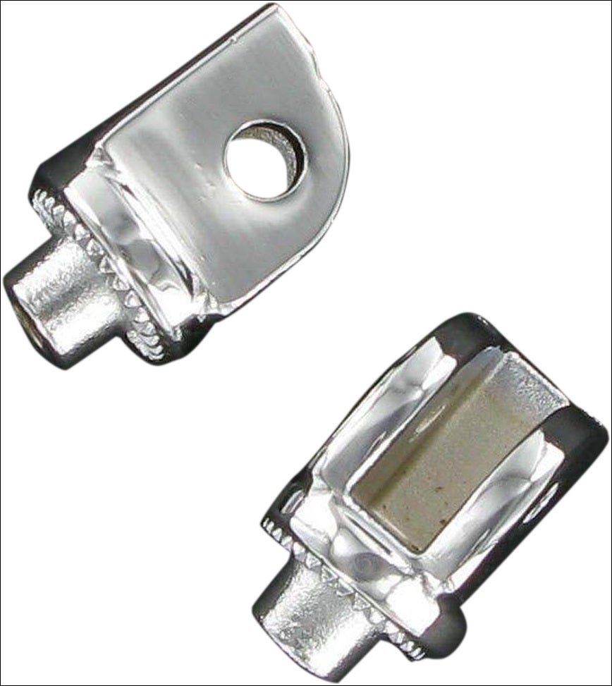 Kuryakyn Chrome Splined Peg Adapters for Can-Am Honda Suzuki Triumph