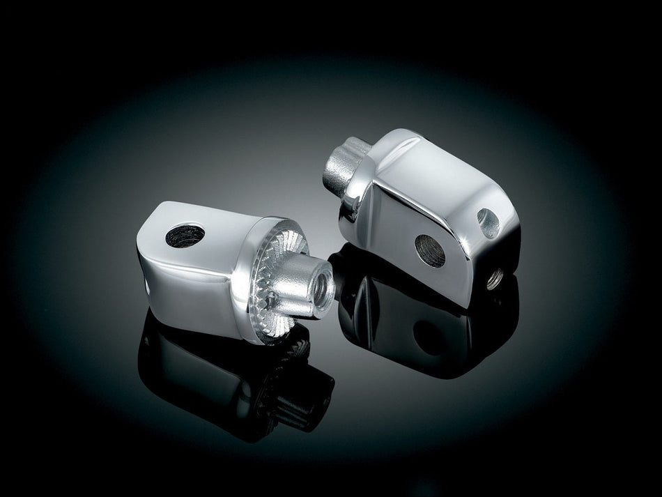 Kuryakyn Chrome Splined Adapter Mounts for Kawasaki