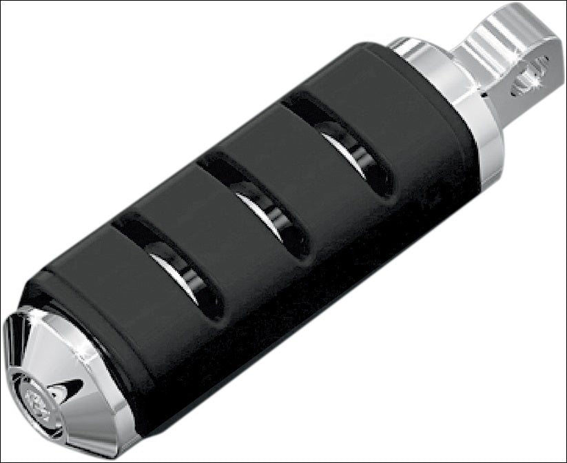 Kuryakyn 7590 Chrome Trident Small ISO-Pegs with Male Mount Adapters Harley