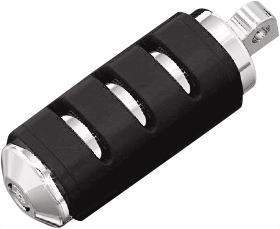 Kuryakyn 7591 Chrome Trident Large ISO-Pegs with Male Mount Adapters for Harley