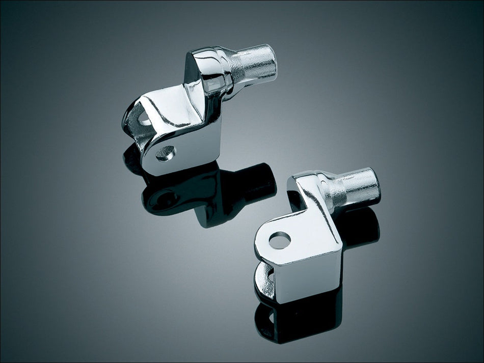 Kuryakyn Chrome Front Tapered Peg Adapters for Honda Goldwing
