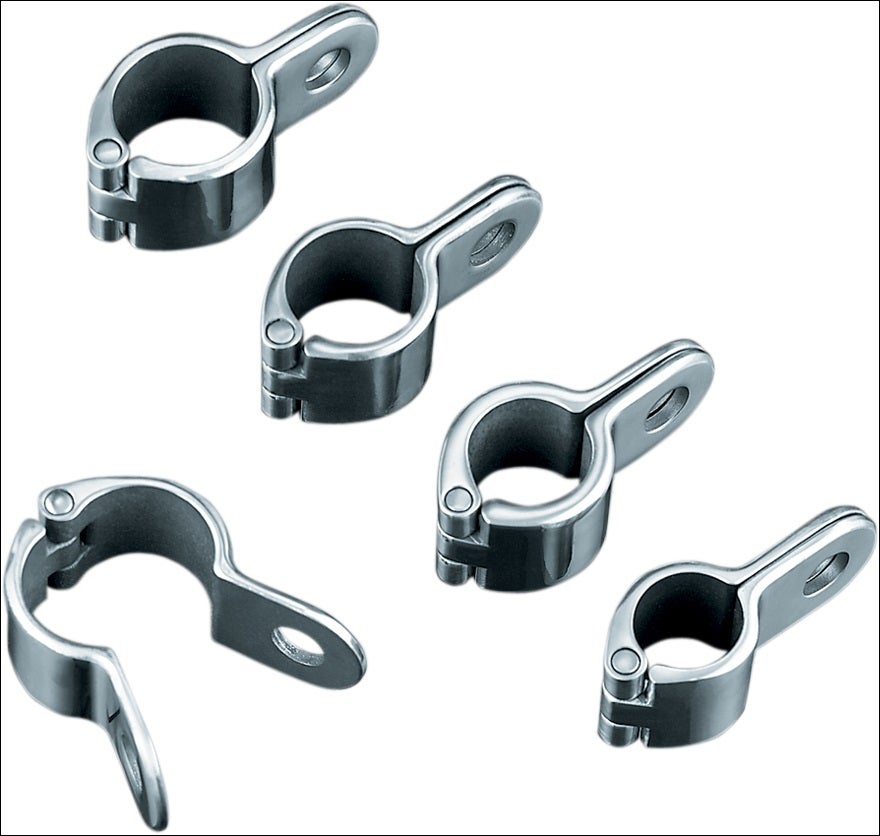 Kuryakyn 8073 1-1/4" Chrome Magnum Quick Clamp (ea) Harley & Metric