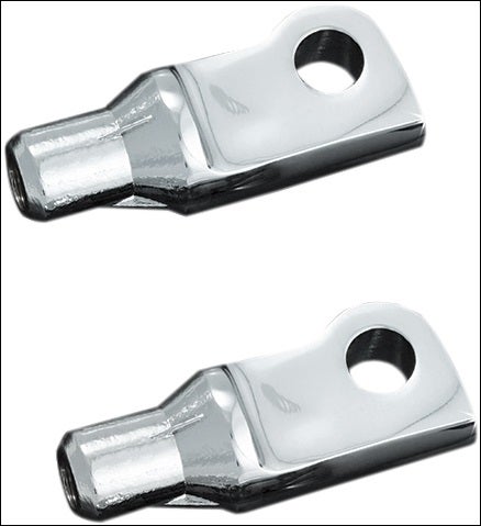 Kuryakyn Chrome Tapered Peg Adapters for Harley XL
