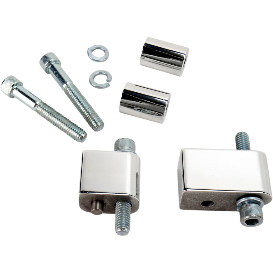 Pingel Chrome Driver Floorboard Extenders for Harley 09-14 Touring Models