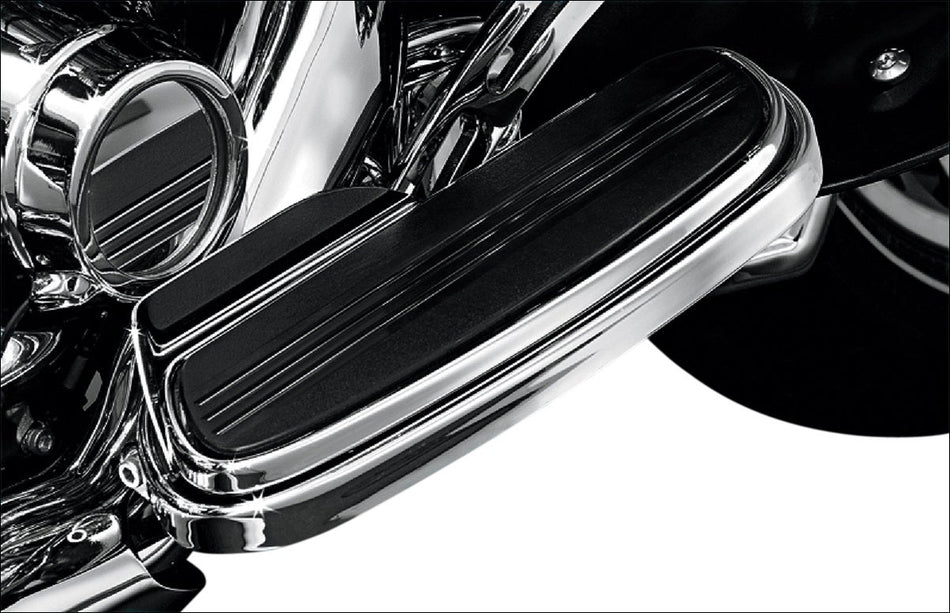 Kuryakyn Chrome Floorboard Exhaust Boot Guard, Traditional, Right, for Harley