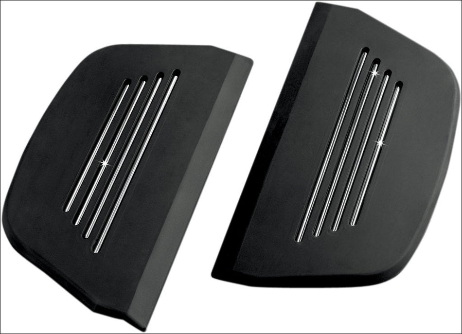 Kuryakyn 7554 Premium Inserts Harley-Davidson D-Shaped Passenger Boards