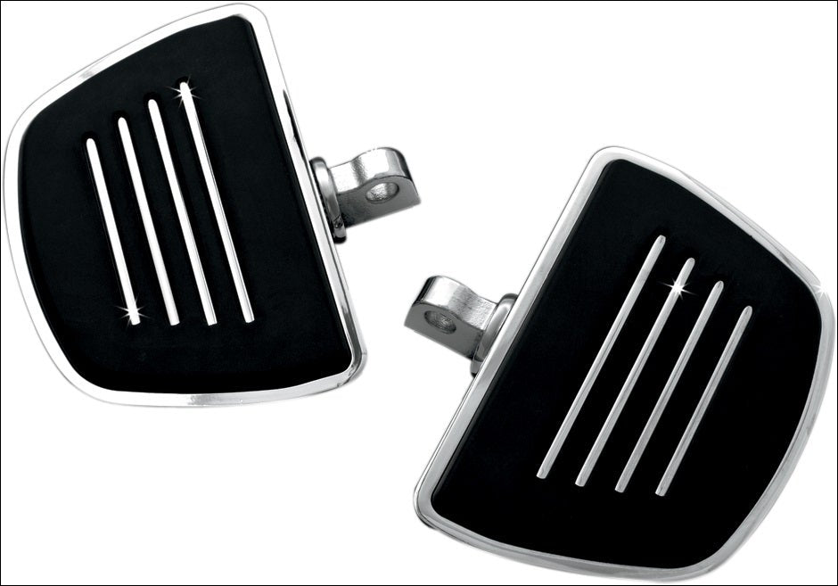 Kuryakyn Chrome Premium Mini Boards with Male Mount Adapters Harley Goldwing