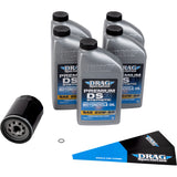 Drag Specialties Full Synthetic Oil Change Kit 20W50 for Harley Davidson M8