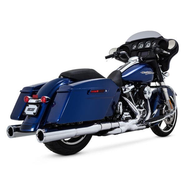 Vance & Hines Chrome Power Duals Head Pipes Headers Harley 2017 FLH/T