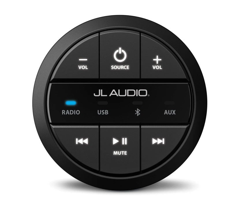 JL Audio Round Wired Non-Display Remote Controller for Use W/MediaMaster
