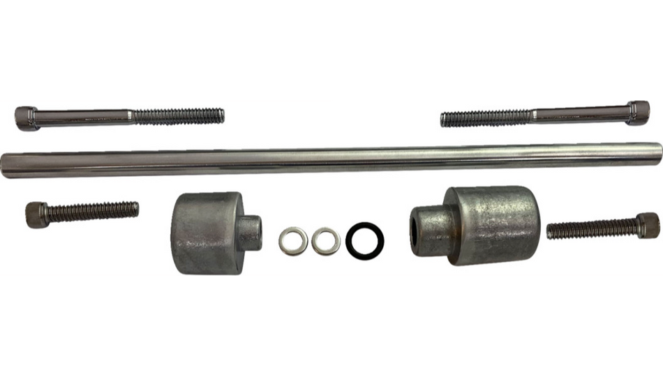 Drag Specialties Front Axle Cover Installation Kit for Harley 18-23 Softail