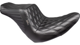 Le Pera Black Tailwhip Seat 4 Harley 18-23 Softail FXLRS/FLSB