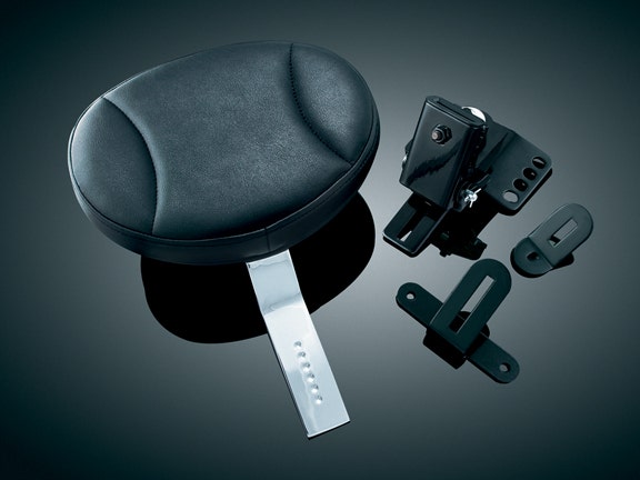 Kuryakyn Plug-In Driver Backrest Kit for Harley Touring FLH/T 97-16 1 Piece Seats