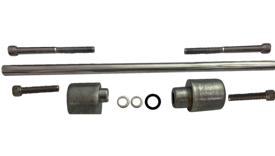 Drag Specialties Front Axle Cover Installation Kit for Harley 18-23 FXFB/S