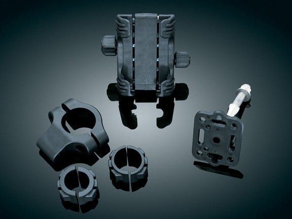 Kuryakyn 1699 Tech-Connect Handlebar Mount Complete Kit for Standard Devices