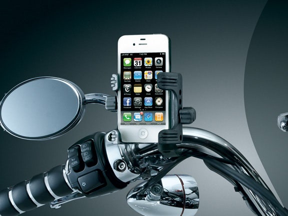 Kuryakyn 1699 Tech-Connect Handlebar Mount Complete Kit for Standard Devices