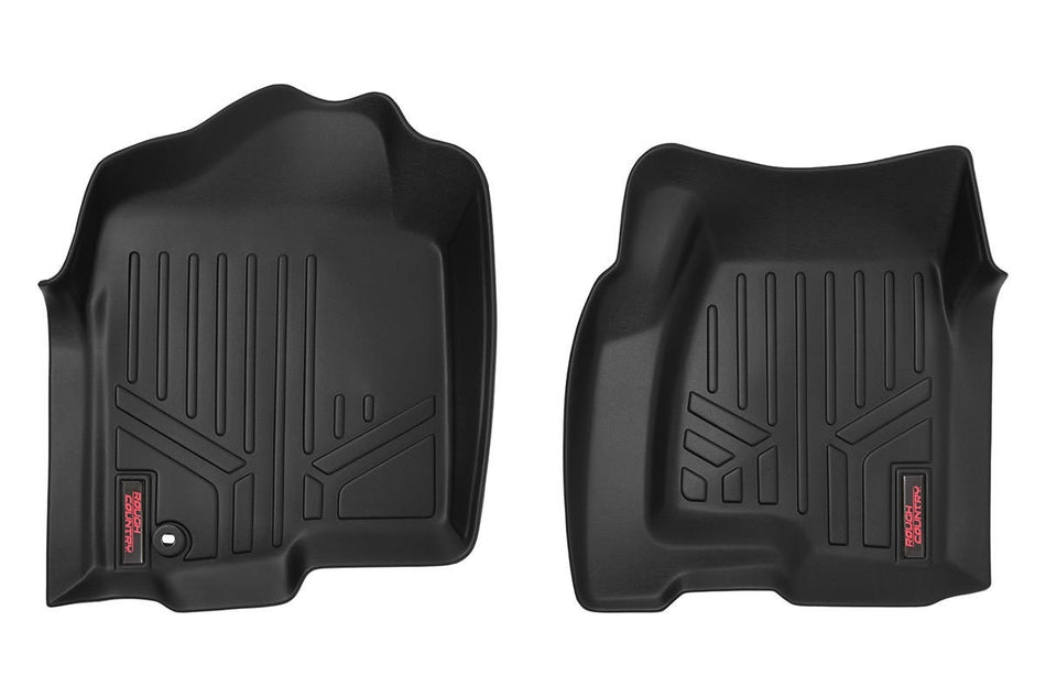 Rough Country M-2991 Front All Weather Fitted Floor Mats 99-06 Silverado Sierra