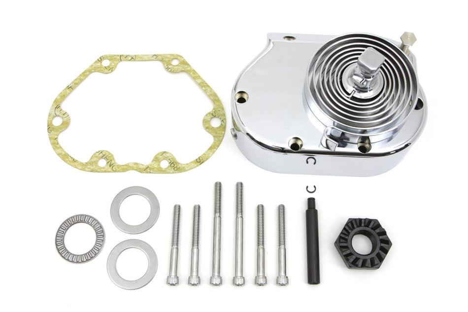 V-Twin 17-0858 Chrome Kick Starter Kit Harley Softail Dyna Road Glide 85-06