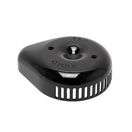 Buy S&S 170-0533 Gloss Black Stealth Slasher Teardrop Air Cleaner Cover Harley M8 from Eastern Performance Cycles. Great prices and free shipping!