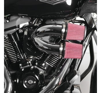 S&S Cycle Chrome Tuned Induction Air Cleaner Kit Harley 17-22 Touring Models