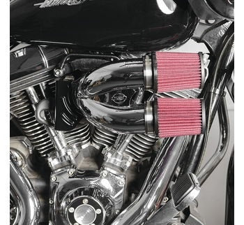 S&S 170-0636A Chrome Tuned Induction Air Cleaner Kit Harley Touring Softail 08-17