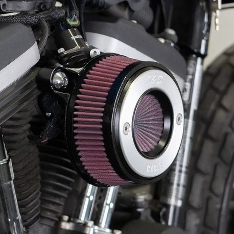 S&S Cycle Stealth Air Stinger Kit Brushed Aluminum Ring Harley Sportster XL 07-Up