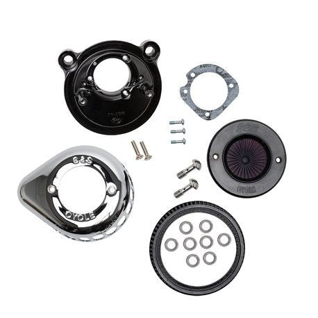 S&S Cycle Stealth Air Stinger Kit Chrome Teardrop Harley Sportster XL 07-Up