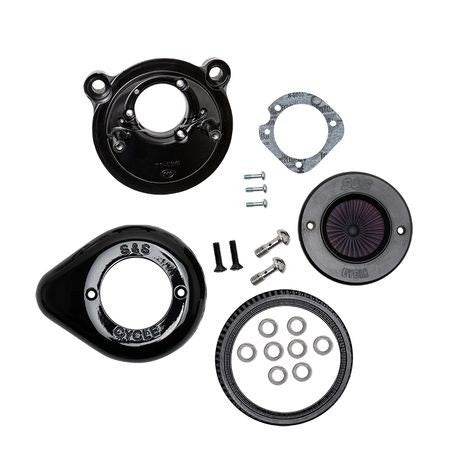 S&S Cycle Stealth Air Stinger Kit Black Teardrop Harley Sportster XL 07-Up