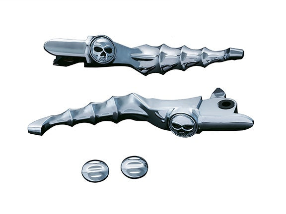 Kuryakyn Chrome Zombie Brake Clutch Levers Harley FLH/T Hydraulic Clutch '14-'16
