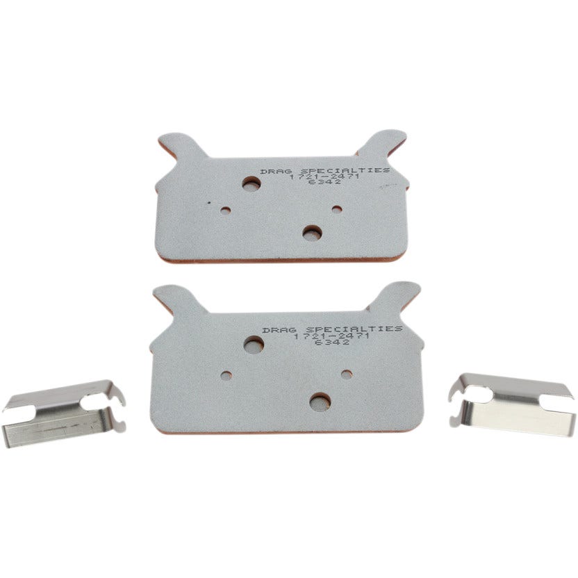 Drag Specialties Premium Sintered Rear Brake Pads Harley Touring FLT FLHT 86-99