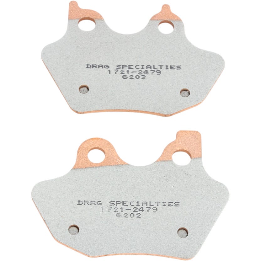 Drag Specialties Premium Sintered Front Rear Brake Pads Harley 00-04 Big Twin