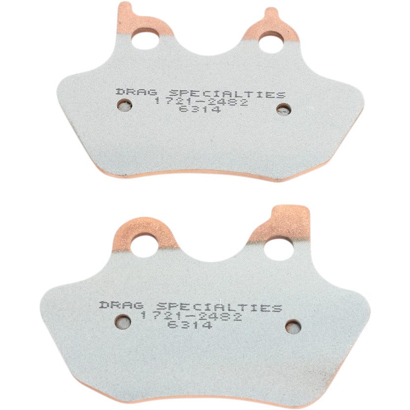 Drag Specialties Premium Sintered Front Rear Brake Pads Harley 05-07 Big Twin