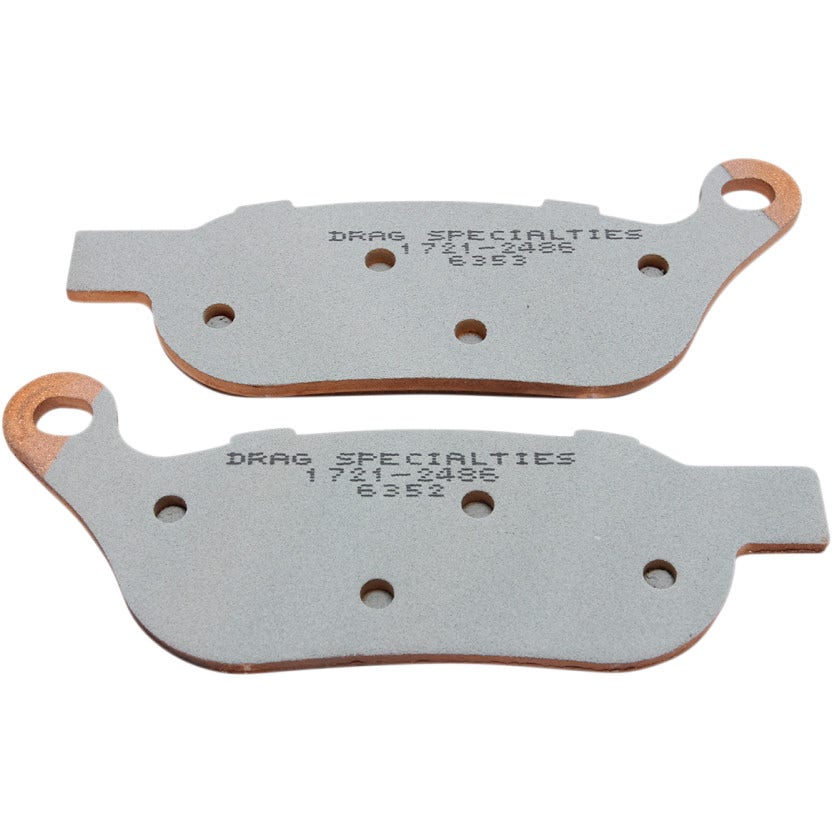 Drag Specialties Premium Sintered Rear Brake Pads Harley Softail Dyna 08-17