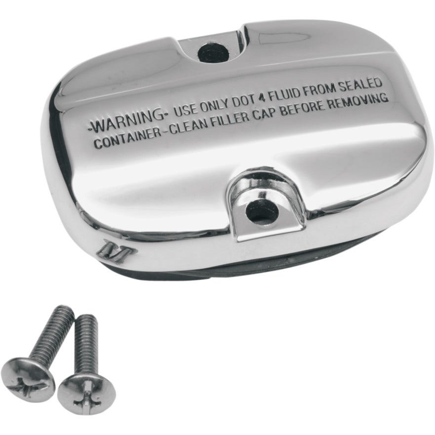Drag Chrome Rear Brake Master Cylinder Cover For Harley-Davidson FLH FLT 08-16