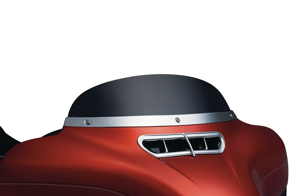 Kuryakyn Dark Smoke 5" Airmaster Windshield for Harley Batwing FLH/X 14-23