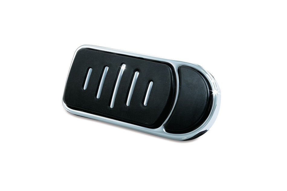 Kuryakyn Chrome Premium Extended Brake Pedal Pad for Harley Touring Softail Dyna