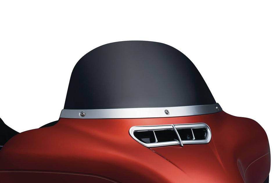 Kuryakyn Dark Smoke 9" Airmaster Windshield for Harley Batwing FLH/X 14-23