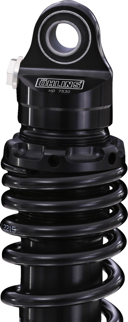 Ohlins STX36 Blackline Rebound Adjustable 12" Twin Shocks for 1990-2025 Harley-Davidson Touring - Black