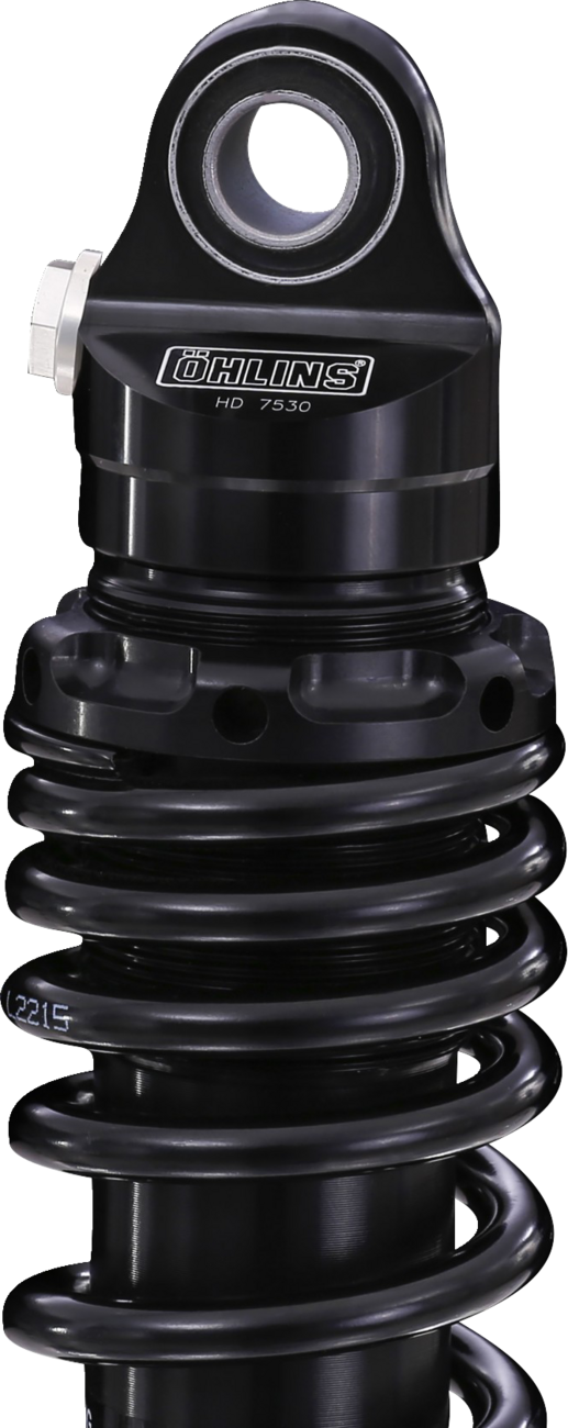Ohlins STX36 Blackline Rebound Adjustable 12" Twin Shocks for 1990-2025 Harley-Davidson Touring - Black