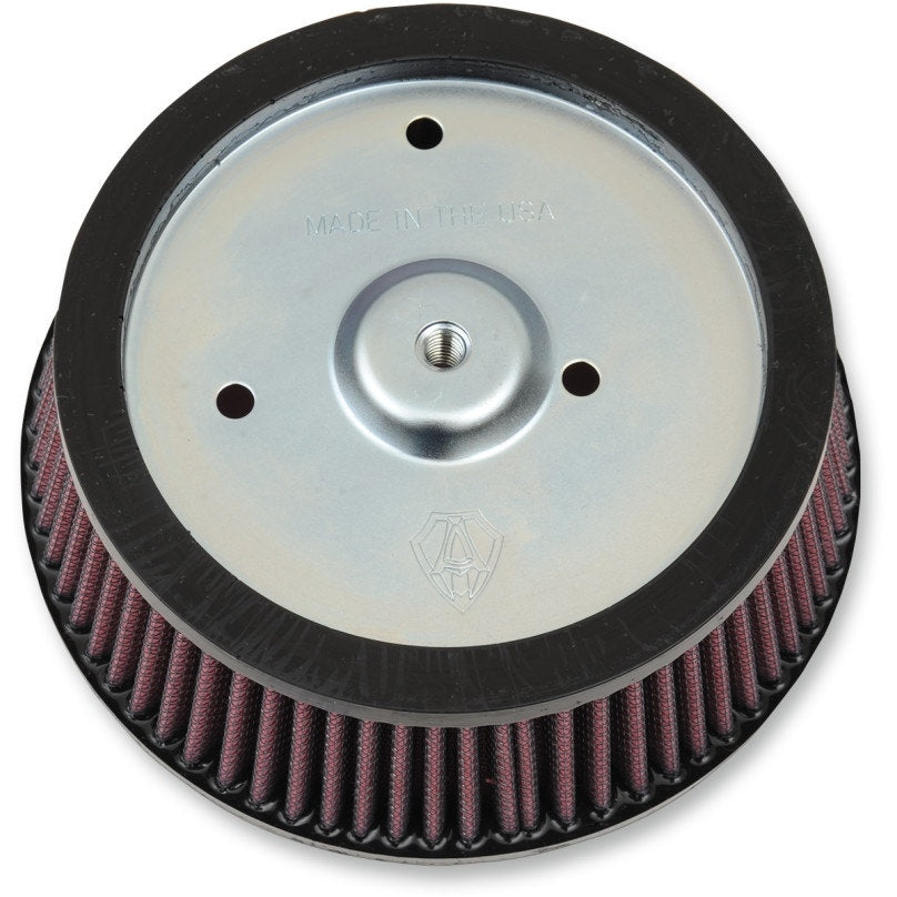 Arlen Ness 18-098 Big Sucker Stage I Replacement Round Filter Carb EFI 97-10