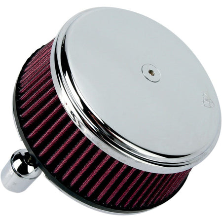Arlen Ness Chrome Stage 1 Big Sucker Air Filter w/ Cover Harley XL '91-'16