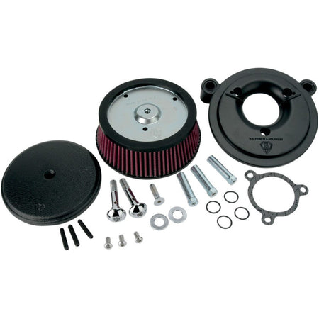 Arlen Ness Black Stage 1 Big Sucker Air Filter w/ Cover Harley '08-'16